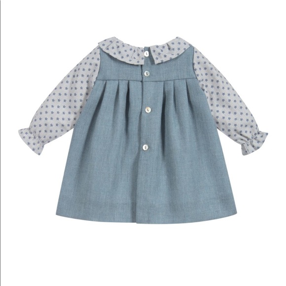 Mebi Blue Wool Blend Dress NWOT - Picture 2 of 3